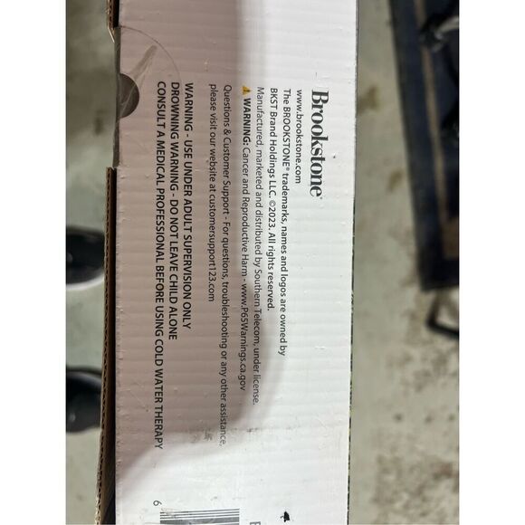 Brookstone Portable Cold Plunge Tub NEW 1 Person Tub 18 Gallon 26” Height 27” Wi - Picture 6 of 7